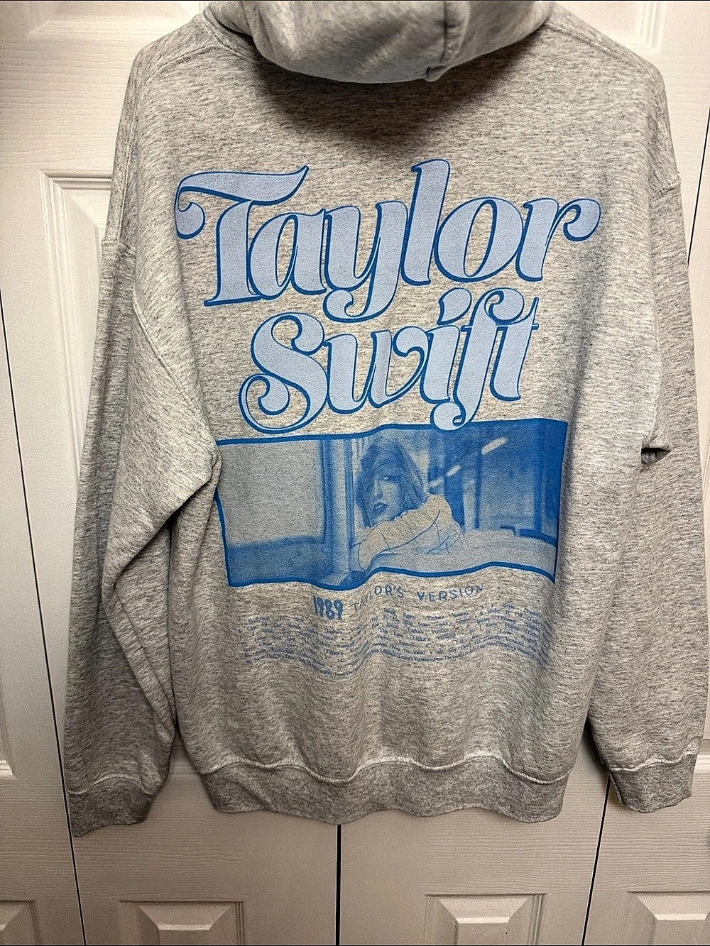 Taylor Swift 1989 Taylor's Version Grey Photo Hoodie